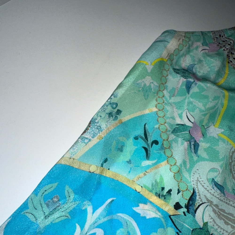 CAMILLA “Turn Back Time” silk embellished t back boho camisole tank top XS - Picture 11 of 13